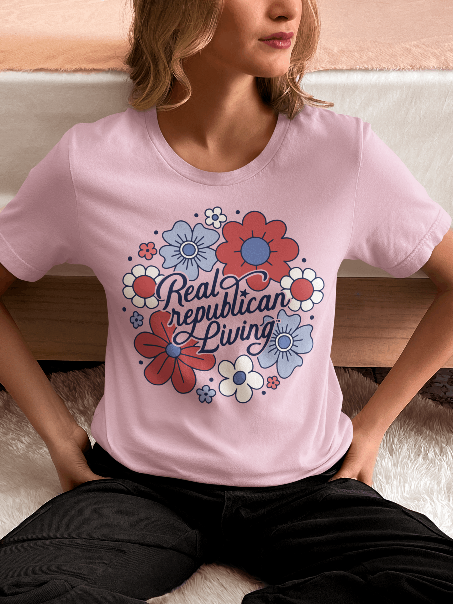 Women's Relaxed T-Shirt - Juniors Floral