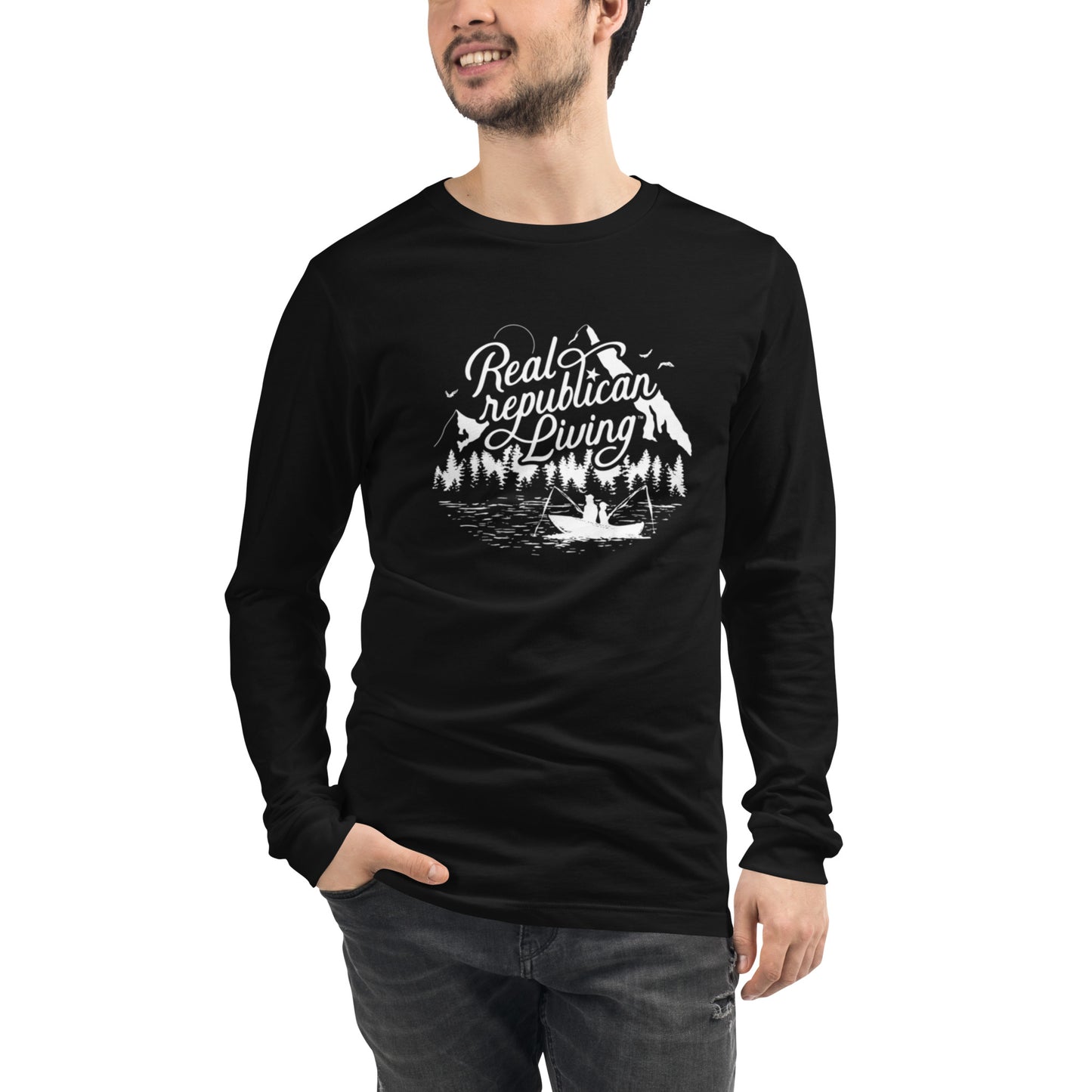 Unisex Long Sleeve Tee - Father with Son