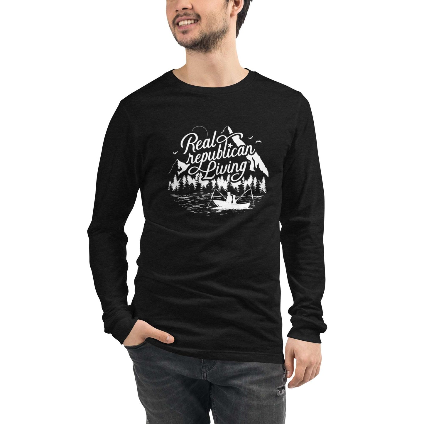 Unisex Long Sleeve Tee - Father with Son