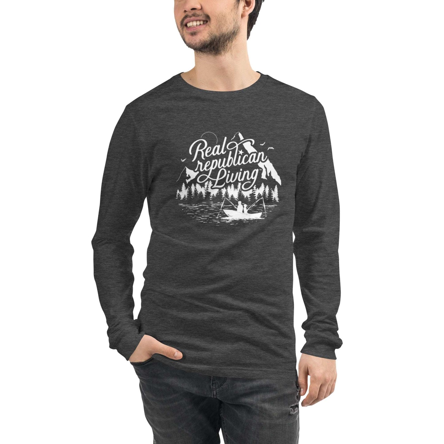 Unisex Long Sleeve Tee - Father with Son