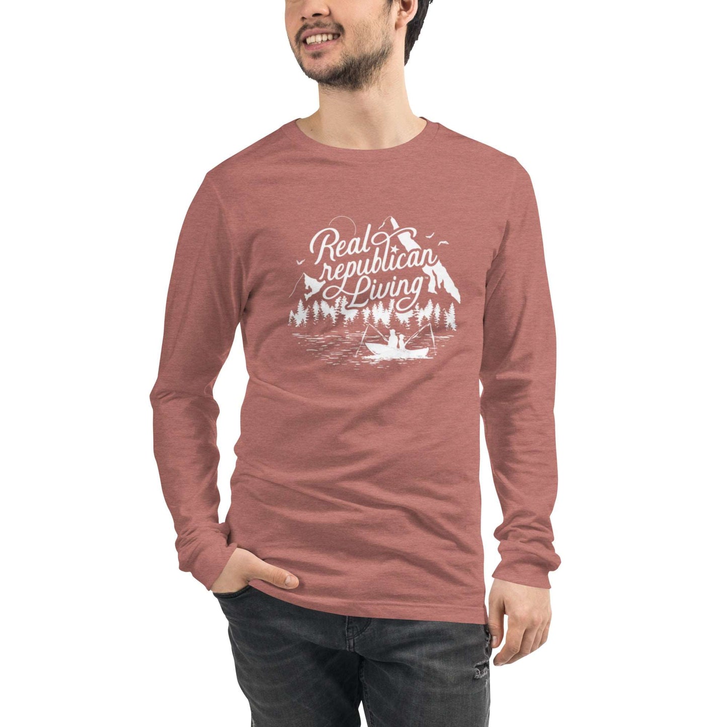 Unisex Long Sleeve Tee - Father with Son