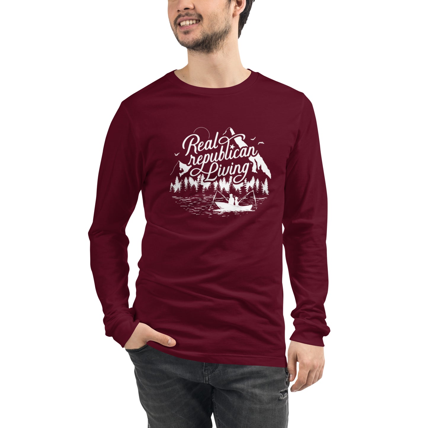 Unisex Long Sleeve Tee - Father with Son