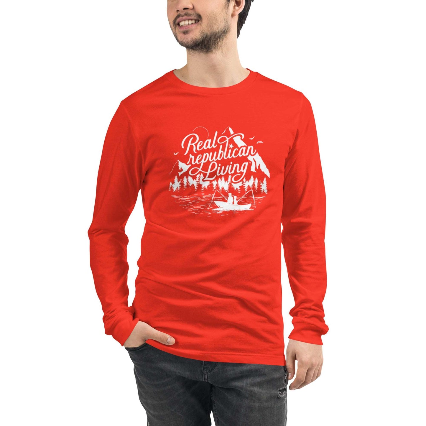 Unisex Long Sleeve Tee - Father with Son