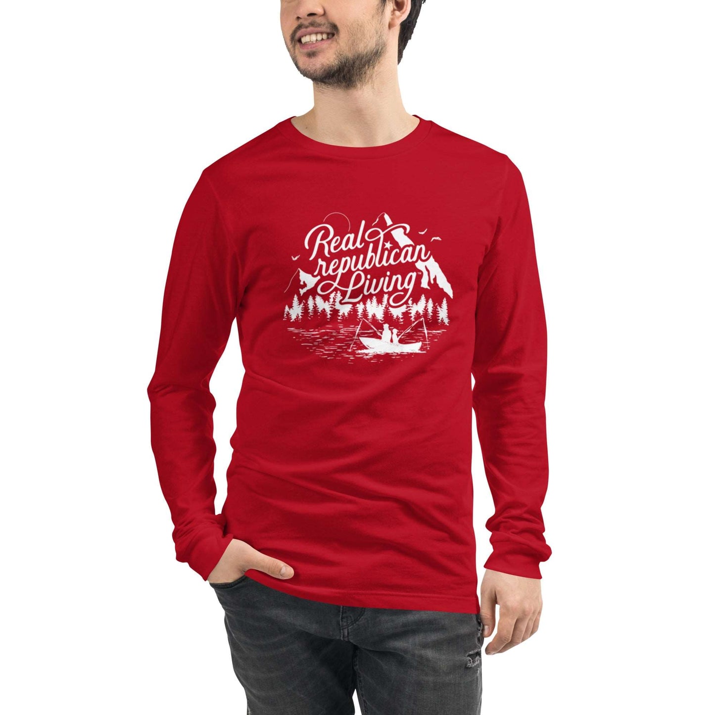 Unisex Long Sleeve Tee - Father with Son