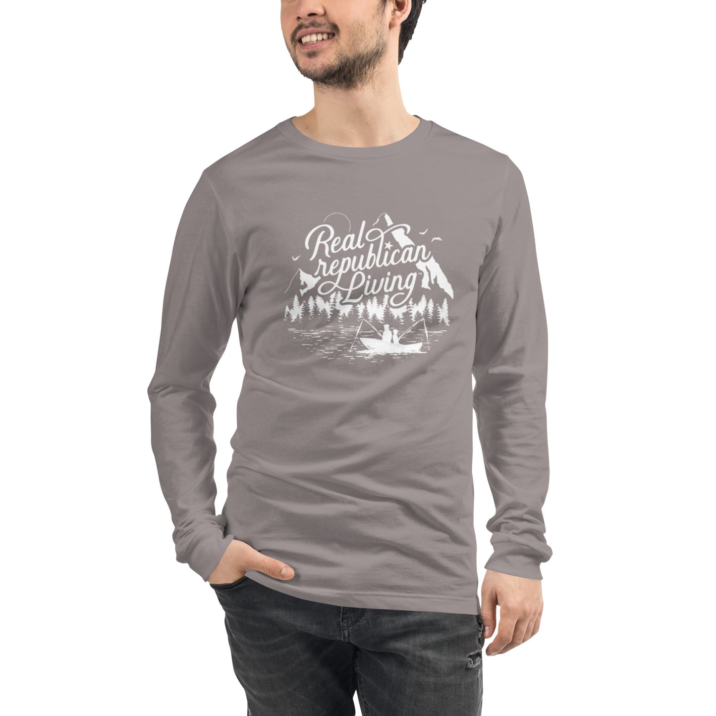 Unisex Long Sleeve Tee - Father with Son
