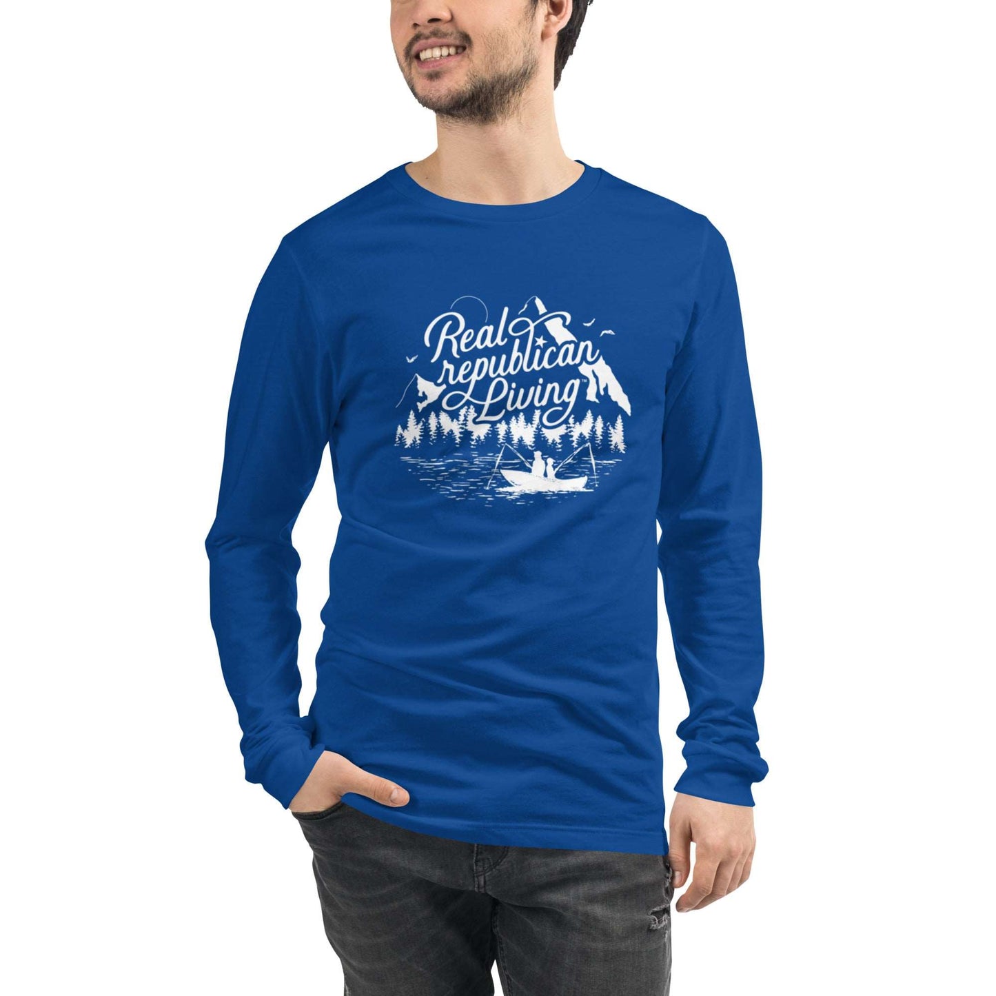 Unisex Long Sleeve Tee - Father with Son