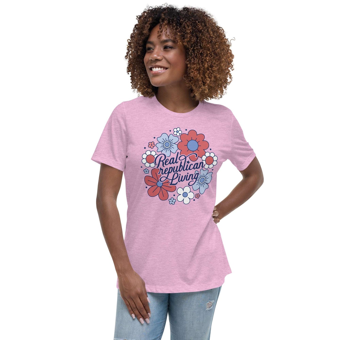 Women's Relaxed T-Shirt - Juniors Floral