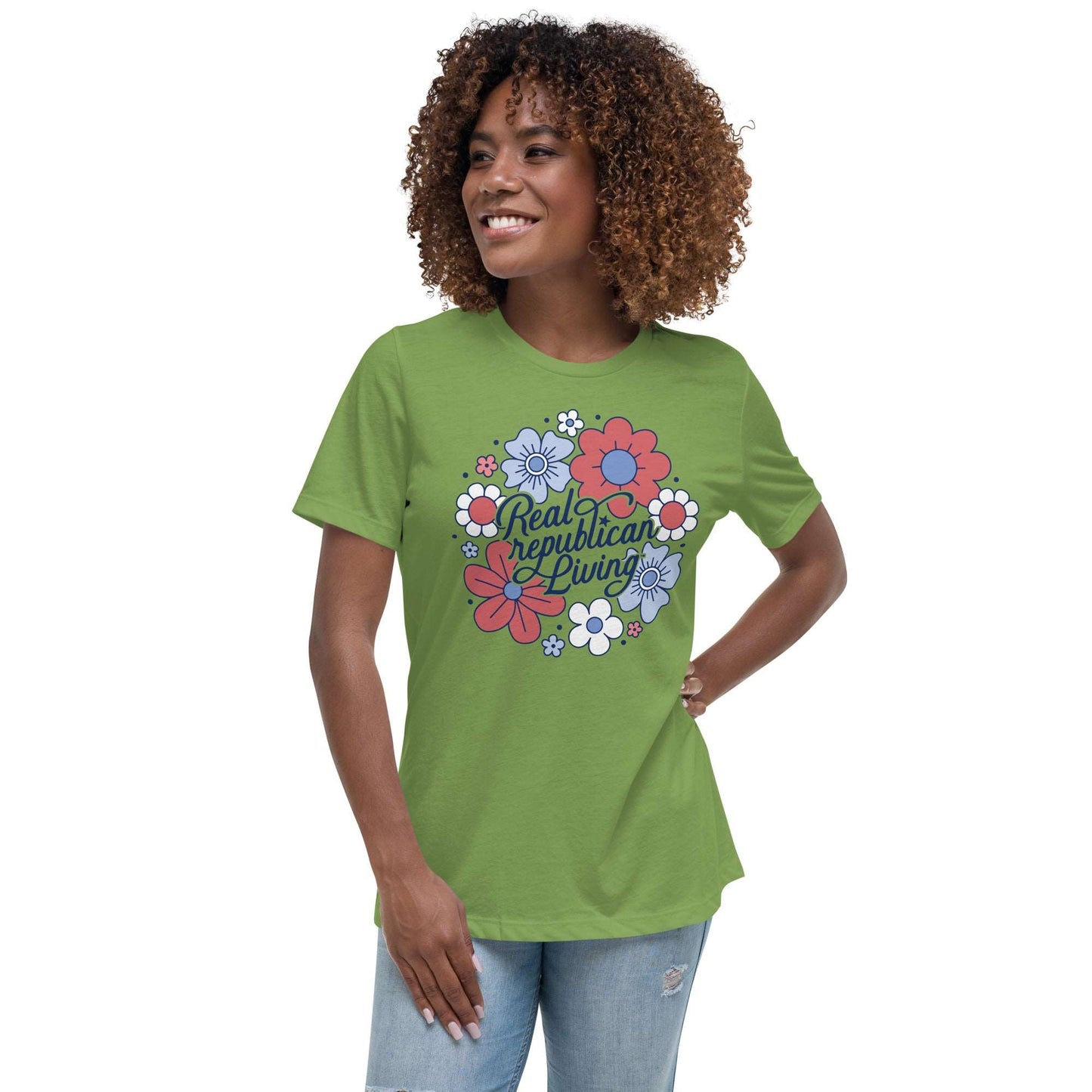 Women's Relaxed T-Shirt - Juniors Floral