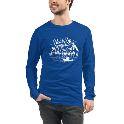 Unisex Long Sleeve Tee - Father with Son
