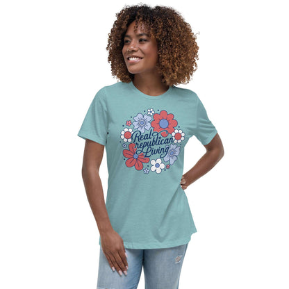 Women's Relaxed T-Shirt - Juniors Floral