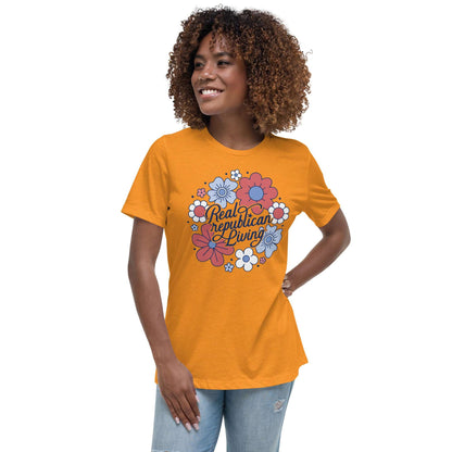 Women's Relaxed T-Shirt - Juniors Floral